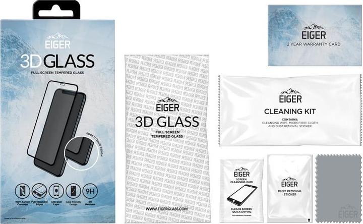 Immagine prodotto Eiger Mountain Glass Clear Edge (1 Pezzo/i, Apple iPhone 11, Apple iPhone XR)