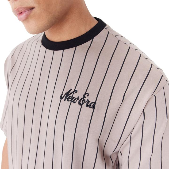 Immagine prodotto New Era Camicia oversize - PINSTRIPE marrone cenere - L (L)