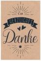 Produktbild Susy Card Mini-Gruákarte "Ein herzliches Danke" (Geschenktüte)