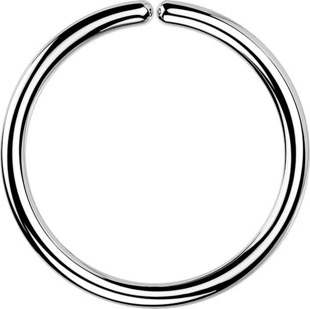 Star Piercing Micro Piercing Ring silber (ohne Messing, Chirurgenstahl 316L)