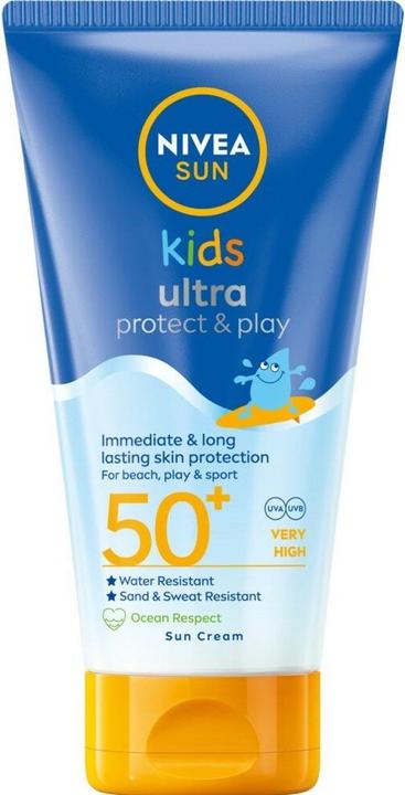 NIVEA Sun Kids Swim & Play Spf50+ Sun Lotion For Children 150Ml (Sonnenlotion, SPF 50+, 150 ml)
