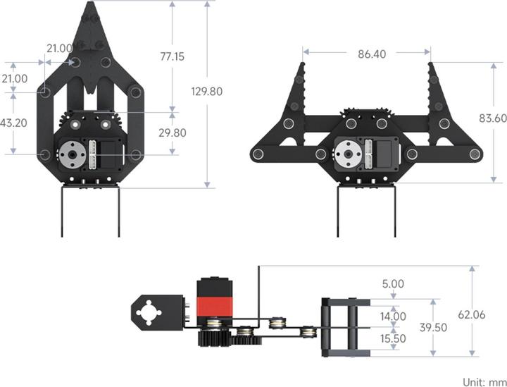 Produktbild WaveShare RoArm Greifer Gripper-A