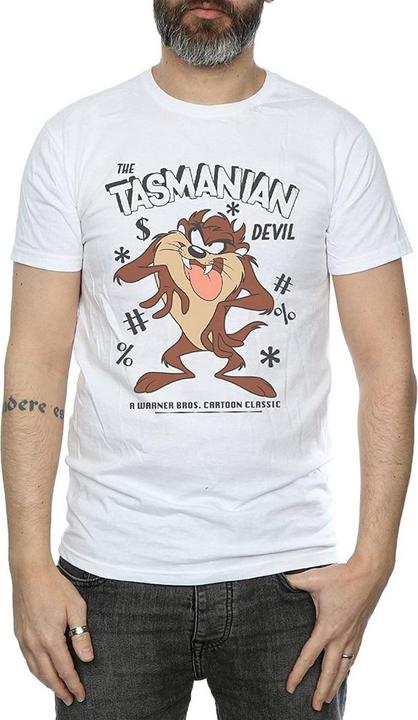 Produktbild Looney Tunes Tasmanischer Teufel Vintage TShirt aus Baumwolle (XL)
