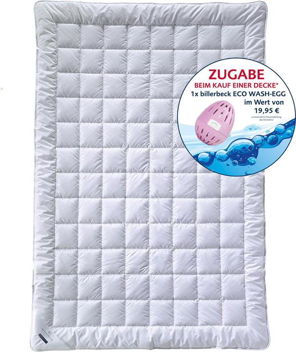Actual product image Billerbeck Faserdecke Super Wash - 135 x 200 cm mittel (M) (135 x 200 cm)