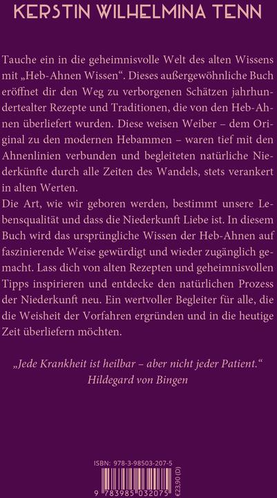 Actual product image Tenn:HEB-AHNEN Wissen (German, Kerstin Wilhelmina Tenn, 2025)