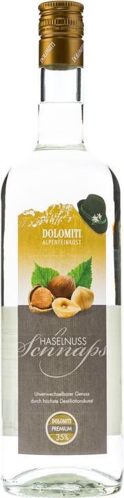 Produktbild Dolomiti Alpenfeinkost Dolomiti Haselnuss Schnaps Premium