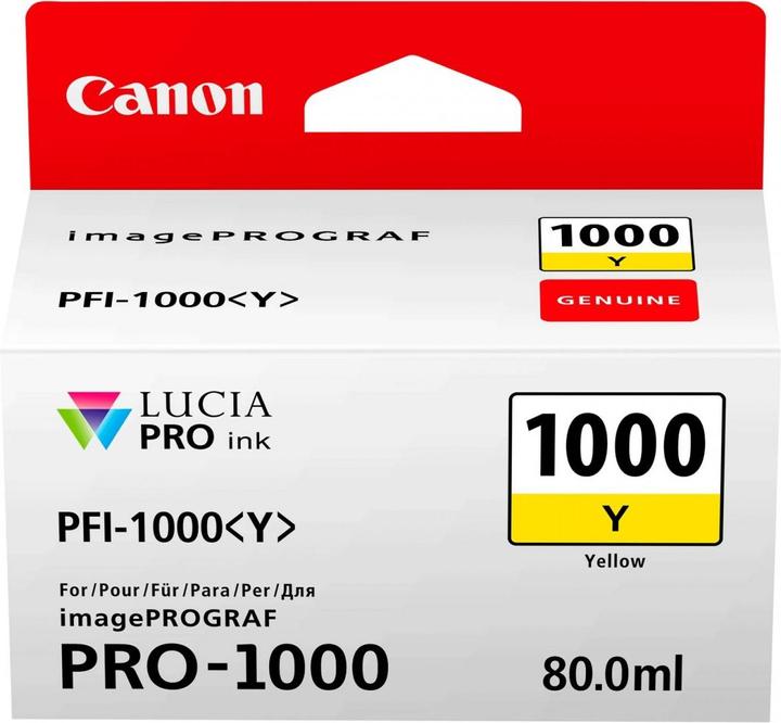 Energy Label Canon Pfi-1000y (Y)