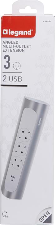 Produktbild Legrand Ecksteckdosenleiste (3 x)