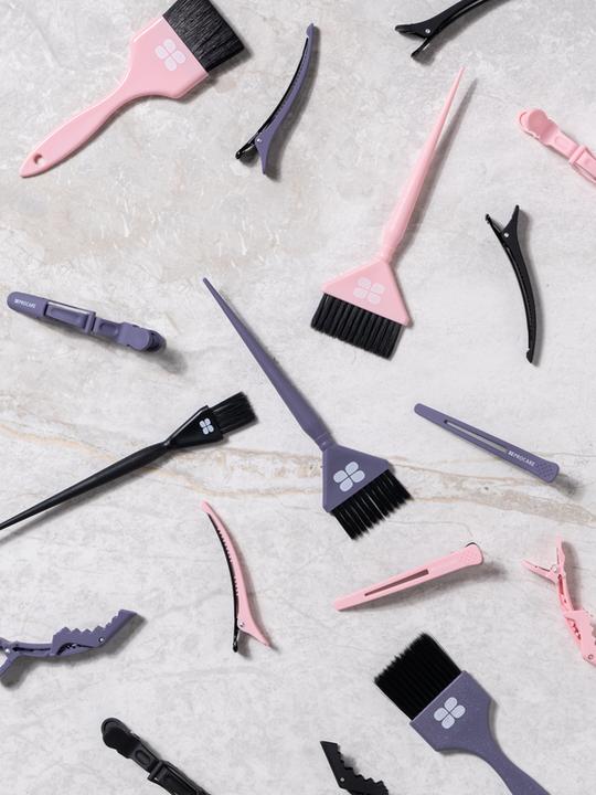 Produktbild Procare Premium Wide Balayage Twin-Pack Brush Grey/Pink 2 Stk.