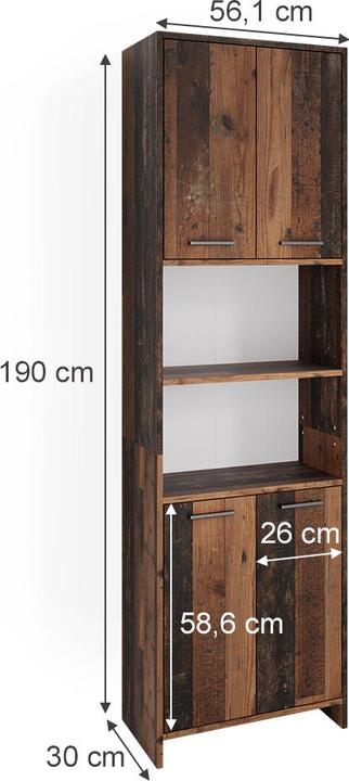 Produktbild Vicco Maris (56 x 30 x 190 cm)