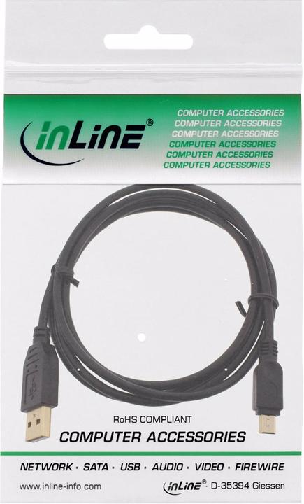 Image du produit InLine Câble mini USB 2.0 (0.50 m, USB 2.0)