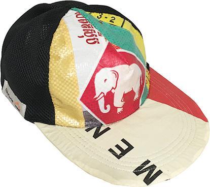 Produktbild Bekos Upcycling - Basecap aus recycelten Zementsäcke Elephant Patchwork (One Size)