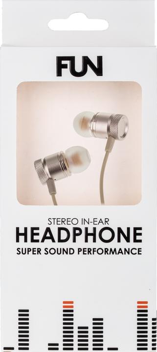 Productafbeelding Peter Jäckel FUN Stereo Hoofdtelefoon Premium Goud met 3,5mm jackaansluiting (Bedraad)