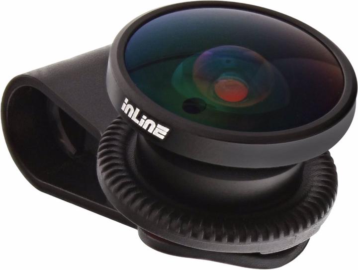 Produktbild InLine Smartphone Aufsteck-Objektiv Fisheye Weitwinkel 0.30X