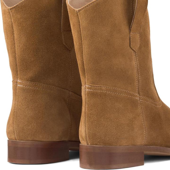 Actual product image La Redoute Collections Flache Boots aus Veloursleder (38)