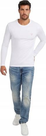 Actual product image Guess Herren Langarmshirt Ls Core Tee Weiss (XL)