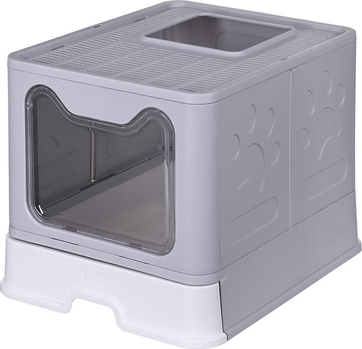 Actual product image Diamentiq Kuweta dla kota YOKO 51x41x38cm 1szt (Cat litter tray open)