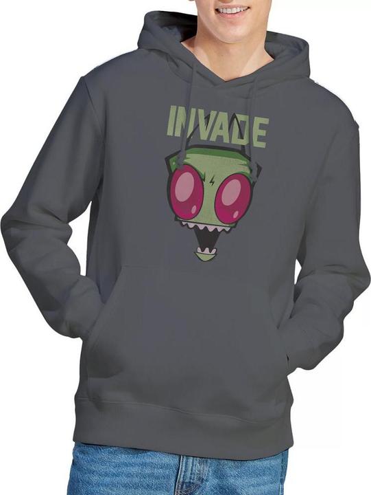 Immagine prodotto Invader Zim Invade Felpa con Cappuccio Uomo (L)