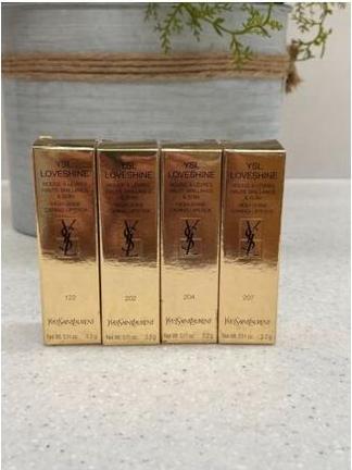 Actual product image Yves Saint Laurent Loveshine Rouge Volupte Shine Lipstick 207