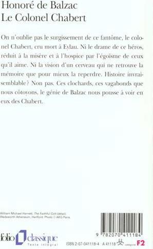Produktbild Le Colonel Chabert (Französisch, Balzac Honoré de, 1999)