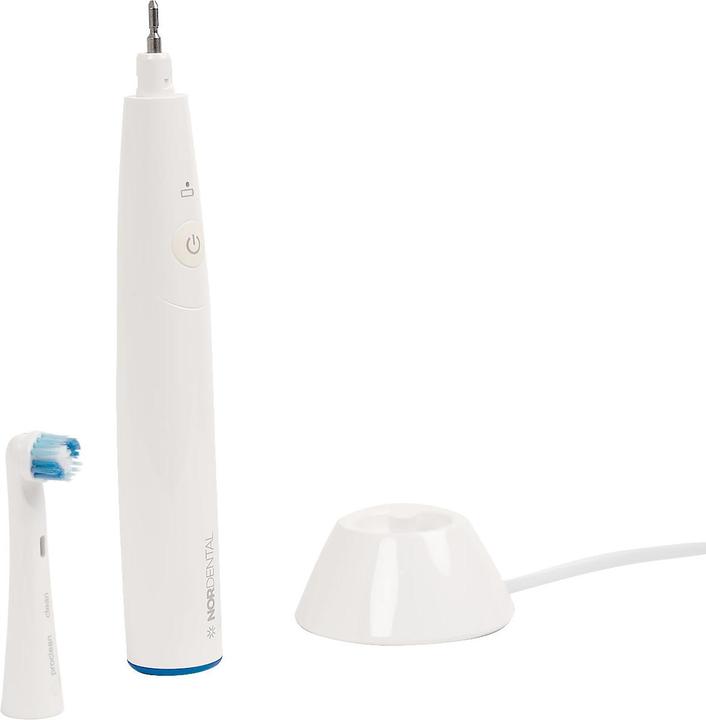 Actual product image Ideoon Electric toothbrush with 4 soft attachable brushes