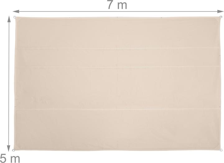 Actual product image Relaxdays Shade sail (700 x 500 x 0.5 cm)