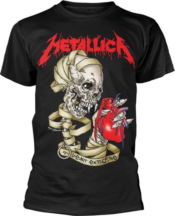 Produktbild Metallica Heart Explosive TShirt (S)