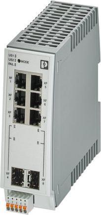 Phoenix Contact FL SWITCH 2206-2SFX Managed Network Switch 6 Port 10 / 100 MBit/s (6 Ports)