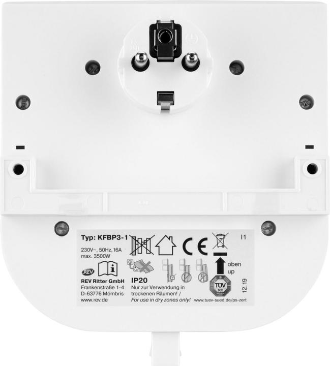 Produktbild REV MultiPower 3-fach Steckdosenerweiterung (3 x, CEE 7/3)