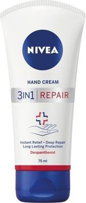NIVEA 3in1 Repair Hand Cream regenerujący krem do rąk 75ml (75 ml)