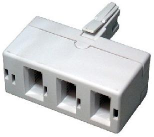Produktbild Cables Direct CDL One BT (M) to Three BT (F)Adap