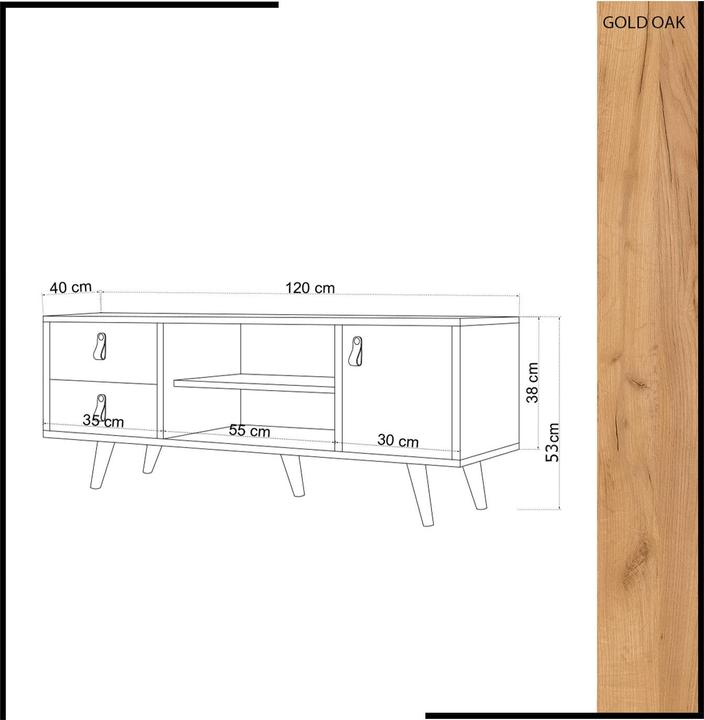 Productafbeelding Homitis Caitlin (120 x 40 x 53 cm)