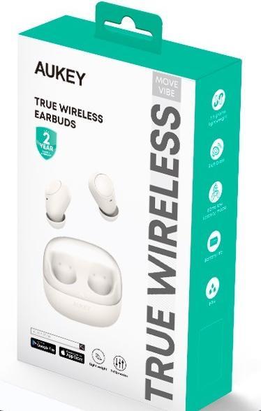 Image du produit Aukey MOVE VIBE - Écouteurs (pas de réduction du bruit, 25 h, Sans fil)