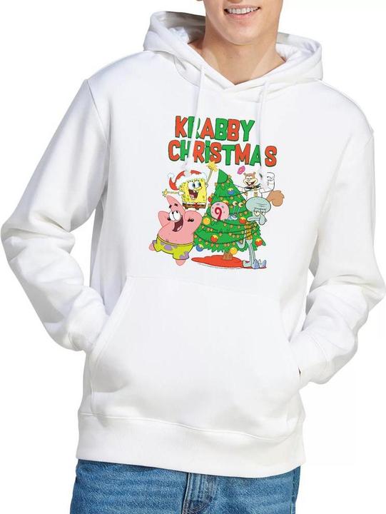 Immagine prodotto Spongebob Squarepants Decorating Felpa con Cappuccio Albero di Natale Uomo (XL)