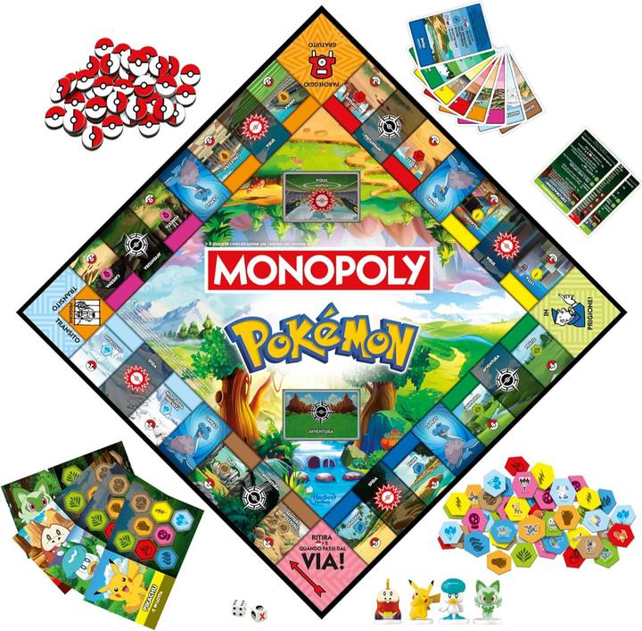 Actual product image Monopoly Pokémon Edition Brettspiel (German)