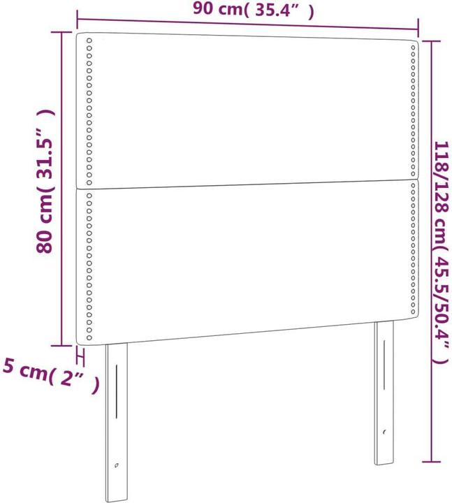 Immagine prodotto VidaXL Zobor (90 x 5 x 128 cm)