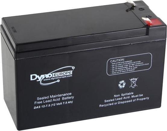 Dyno EUROPE BLEIAKKU - 12 V - 7,5 Ah - 151 x 65 x 99 mm (12 V, 7.50 Ah)
