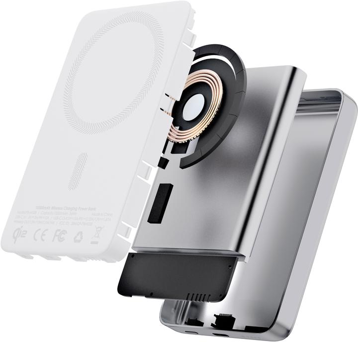 Produktbild Aukey MAG FUSION SLIM - Powerbank (10000 mAh, 10000 W, 36000 Wh)