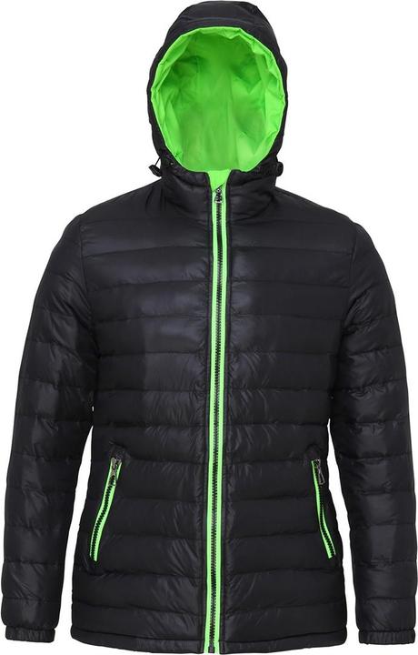2786 Steppjacke mit Kapuze Wasser und Wind abweisend