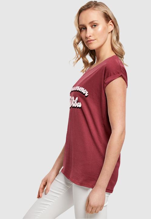 Produktbild Merchcode Ladies Summer Vibes Extended Shoulder Tee - 112619 (L)