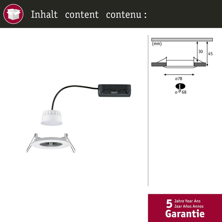 Immagine prodotto Paulmann Einbauleuchte Nova Zigbee (530 lm)