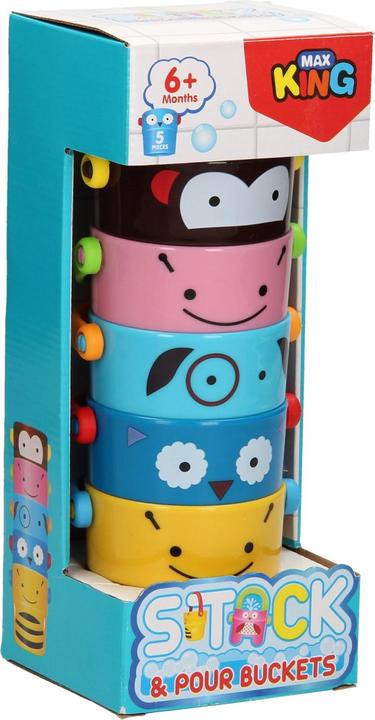 Image du produit Stapel Gobelets de bain Animaux, 5 pcs