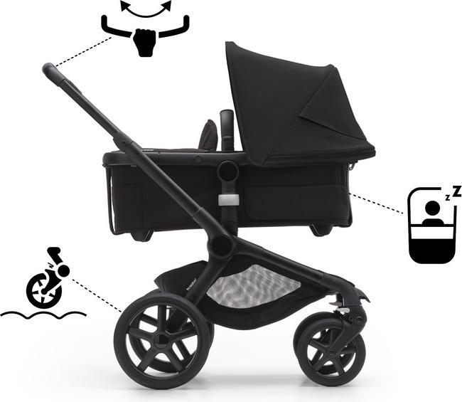 Produktbild Bugaboo Fox 5 Kinderwagen, Schwarz/Schwarz
