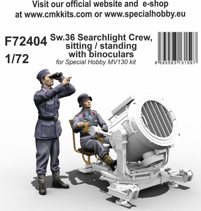 Produktbild CMK Sw.36 Searchlight Crew, sitting / standing with binoculars