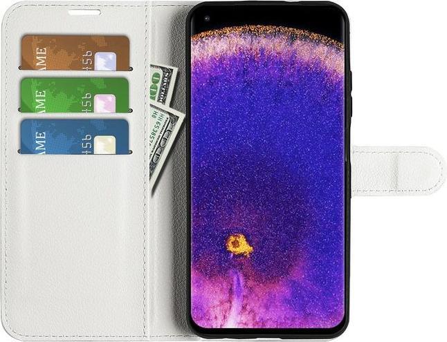 Actual product image MU Classic Litchi Leather Bookcover Series (Oppo Find X5 Pro)