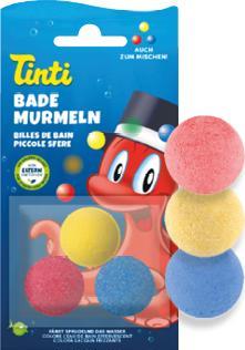 Produktbild Tinti Murmeln (Badekugeln)