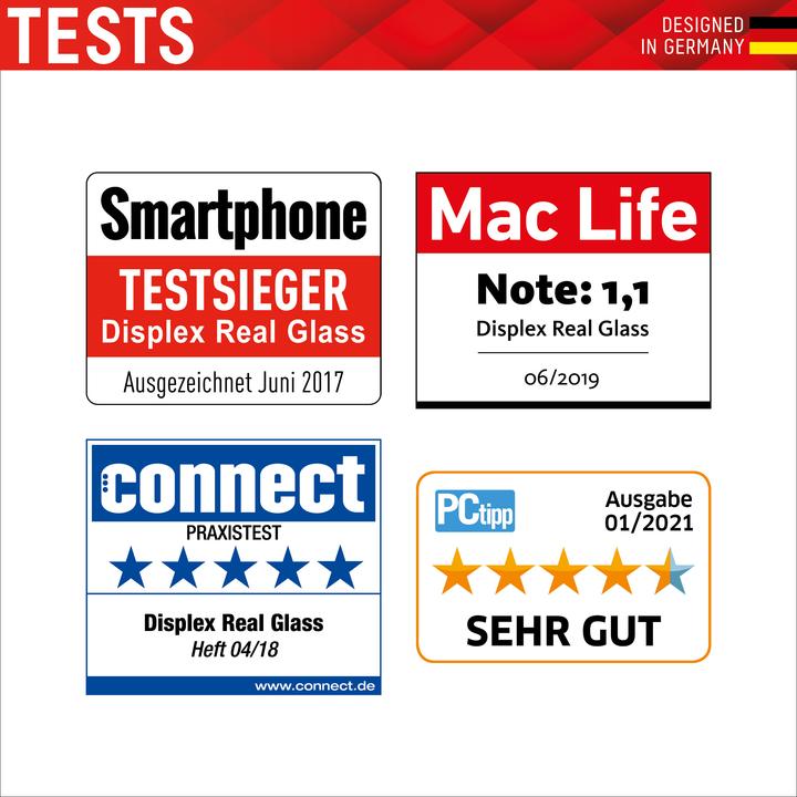 Actual product image Displex Real Glass, 2D Panzerglas + Handyhülle (1 Piece, Apple iPhone 11)
