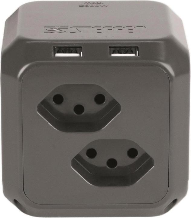 Actual product image Steffen Cube (10 x, Type 13, USB-A, 1.50 m)