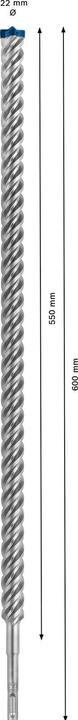 Actual product image Bosch Professional Zubehör Expert SDS plus-7X Hammerbohrer (22 mm)
