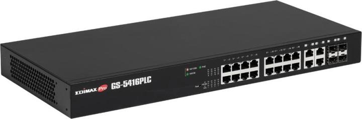 Produktbild Edimax Pro GS-5416PLC: 16 Port PoE+ Switch (20 Ports)